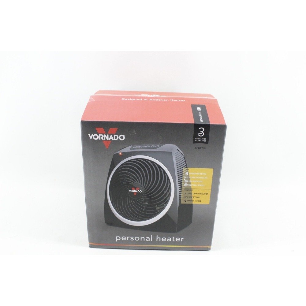 Vornado VH5 Personal Vortex Space Heater‎ , Black
